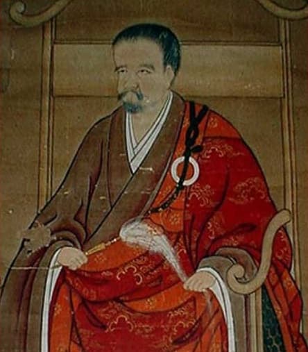 Historical portrait of Zen master Bankei Yotaku